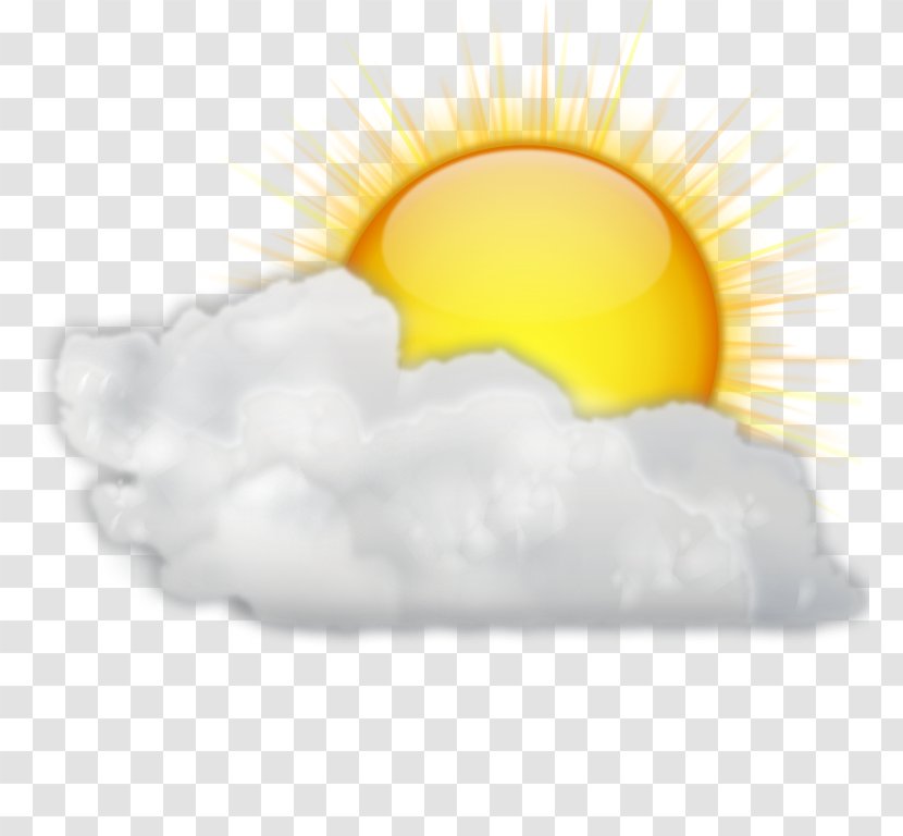 Weather Forecasting Climate Rain Cloud - Prediction - Clouds With Sun Transparent PNG