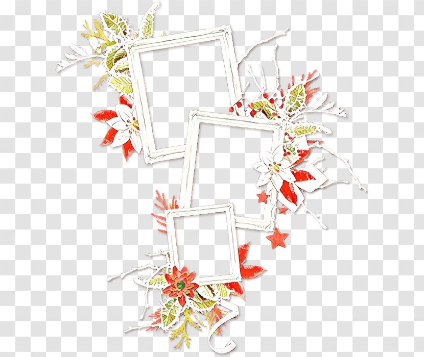 Picture Frame - Cartoon - Floral Design Plant Transparent PNG