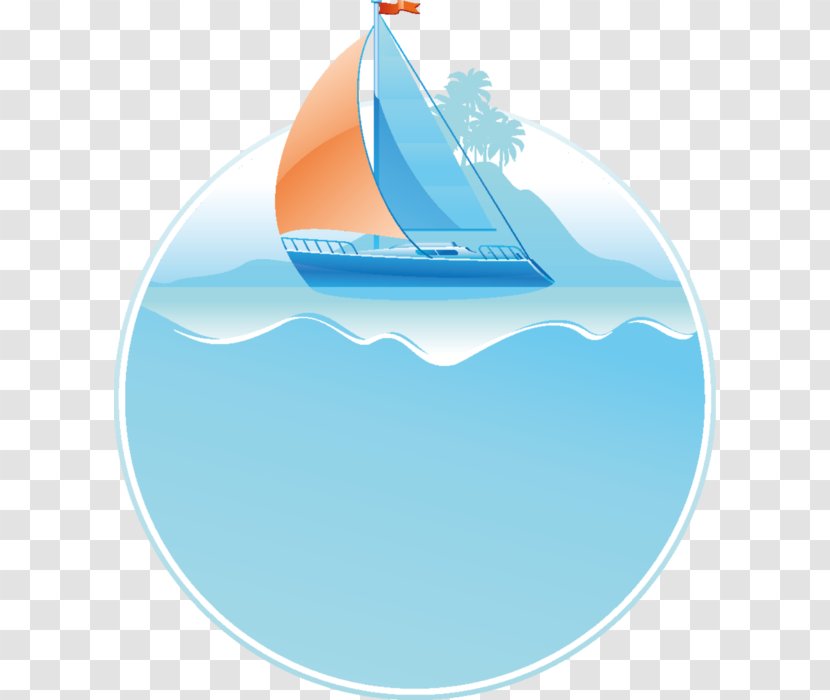 Sandy Beach Blue - Sand - Sailing Transparent PNG
