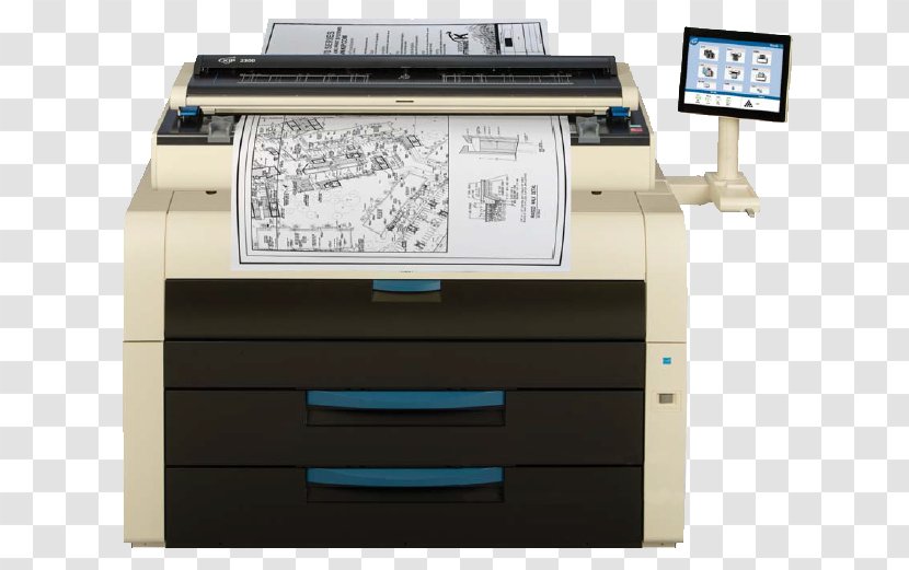 Inkjet Printing Plotter Multi-function Printer Wide-format System - Electronics Transparent PNG