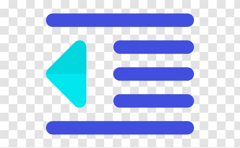 Indentation Font - Blue - Abstract Center Transparent PNG