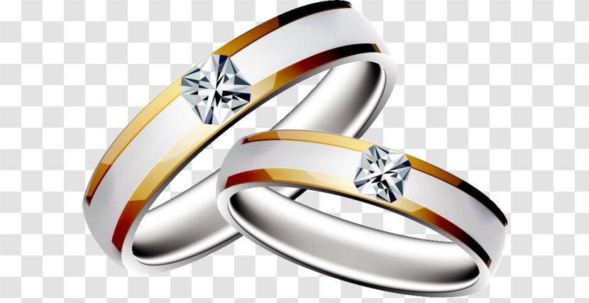 Wedding Ring Clip Art Vector Graphics - Platinum Transparent PNG