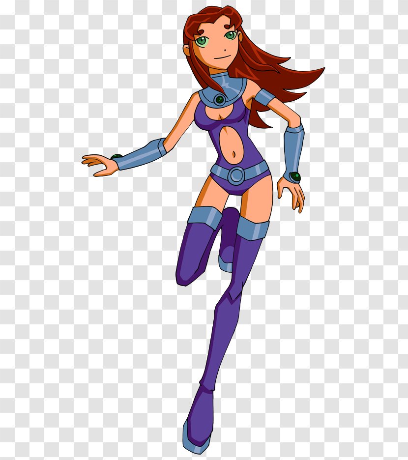 Starfire Green Lantern Raven Teen Titans Comics - Watercolor Transparent PNG