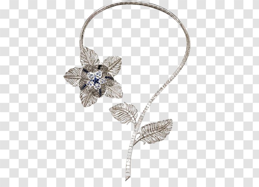 Necklace Jewellery Van Cleef & Arpels Choker Diamond - Chopard - Flower Jewelry Transparent PNG