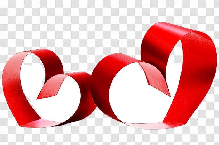 Red Love Clip Art Material Property Font - Symbol Heart Transparent PNG