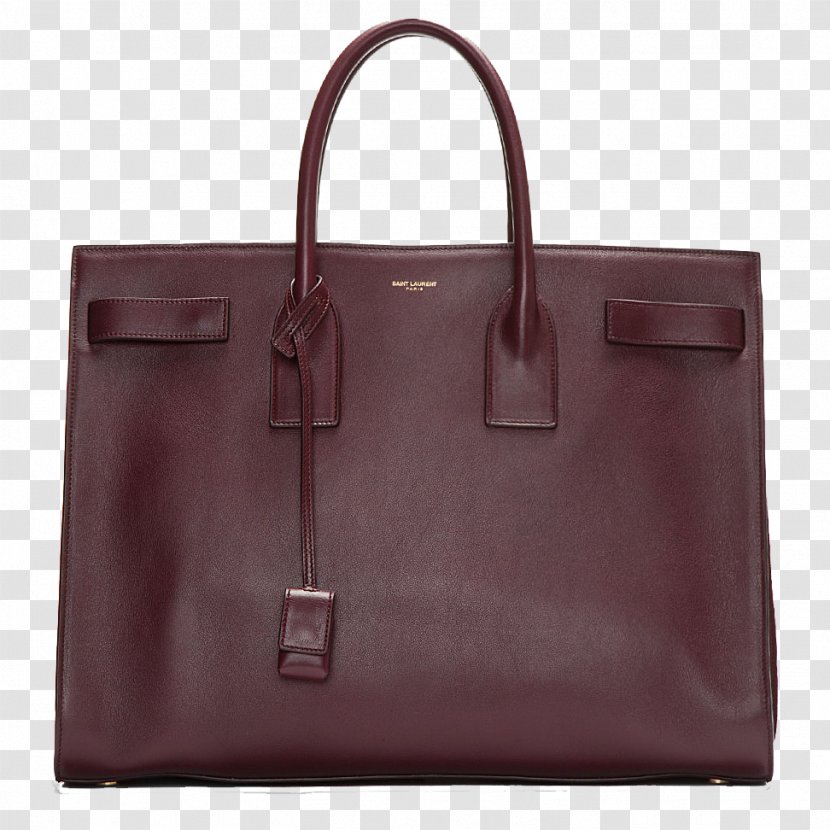Tote Bag Leather Handbag Satchel - Clutch Transparent PNG