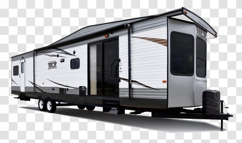 Caravan Campervans Forest River Motor Vehicle Trailer - Salem Wildwood Plant 63 - Car Transparent PNG