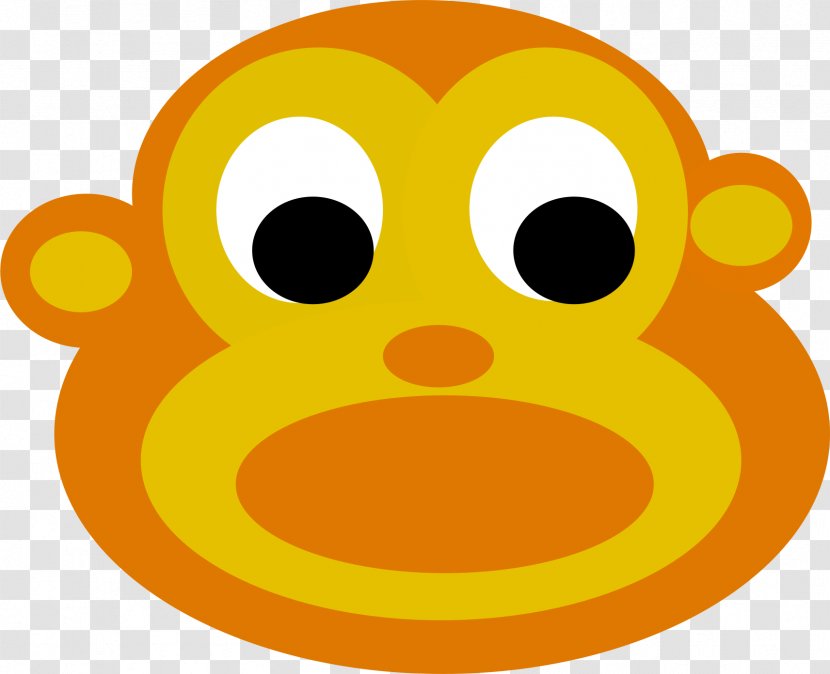 Emoticon Smiley Clip Art - Smile - Monkey Transparent PNG