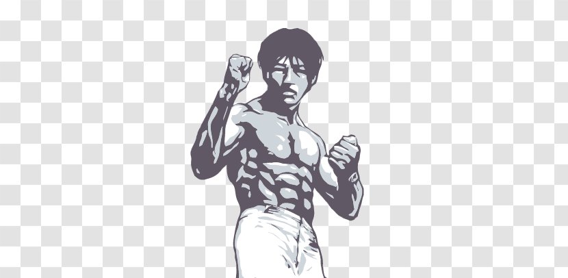 Silhouette Bodybuilding Illustration - Black And White - Fitness People Transparent PNG