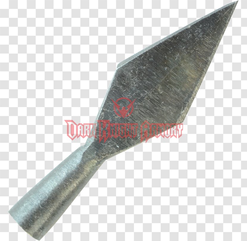 Arrowhead Bodkin Point Bow And Arrow Middle Ages - Spear Transparent PNG