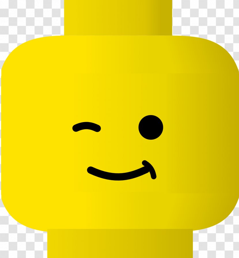 LEGO Smiley Wink Clip Art - Smile - Sad Emoji Transparent PNG