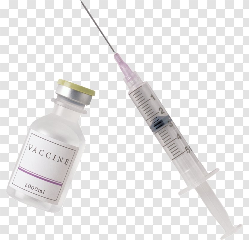 MMR Vaccine Syringe Booster Dose Vaccination - Medicina Transparent PNG