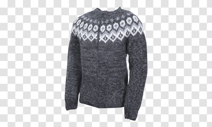 Cardigan Sweater Wool Zipper Aran Jumper Transparent PNG
