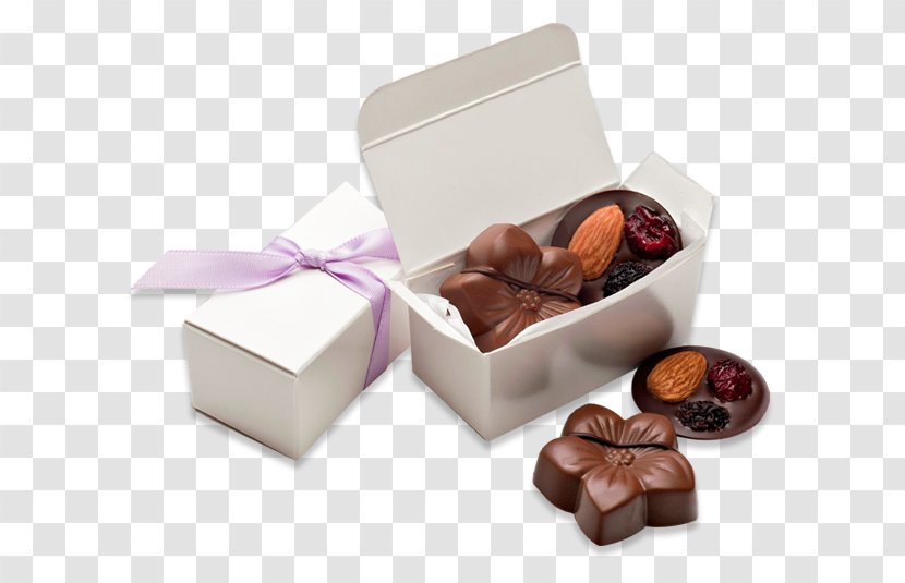 Chocolate Truffle Praline Bonbon Fudge - Party Favor - Box Transparent PNG