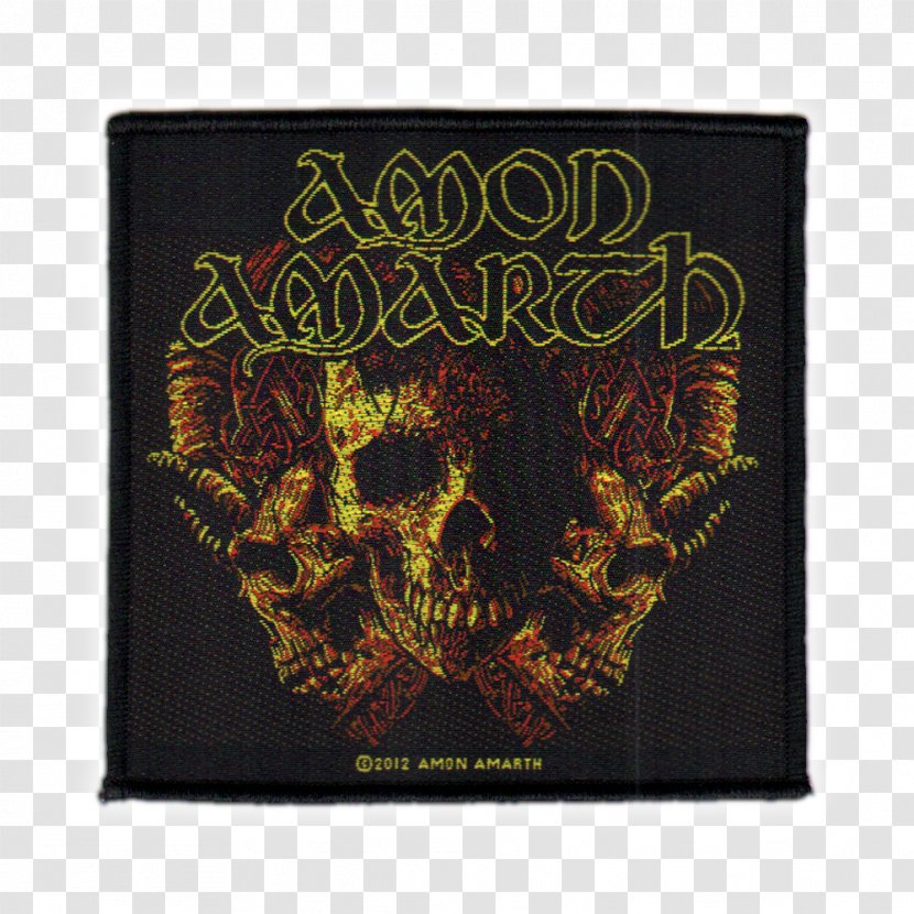 Loki Embroidered Patch Skull Amon Amarth Font Transparent PNG