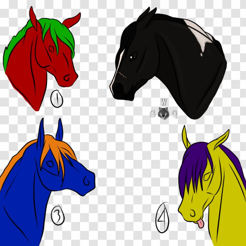 Mustang Stallion Halter Clip Art Illustration - Pony Transparent PNG