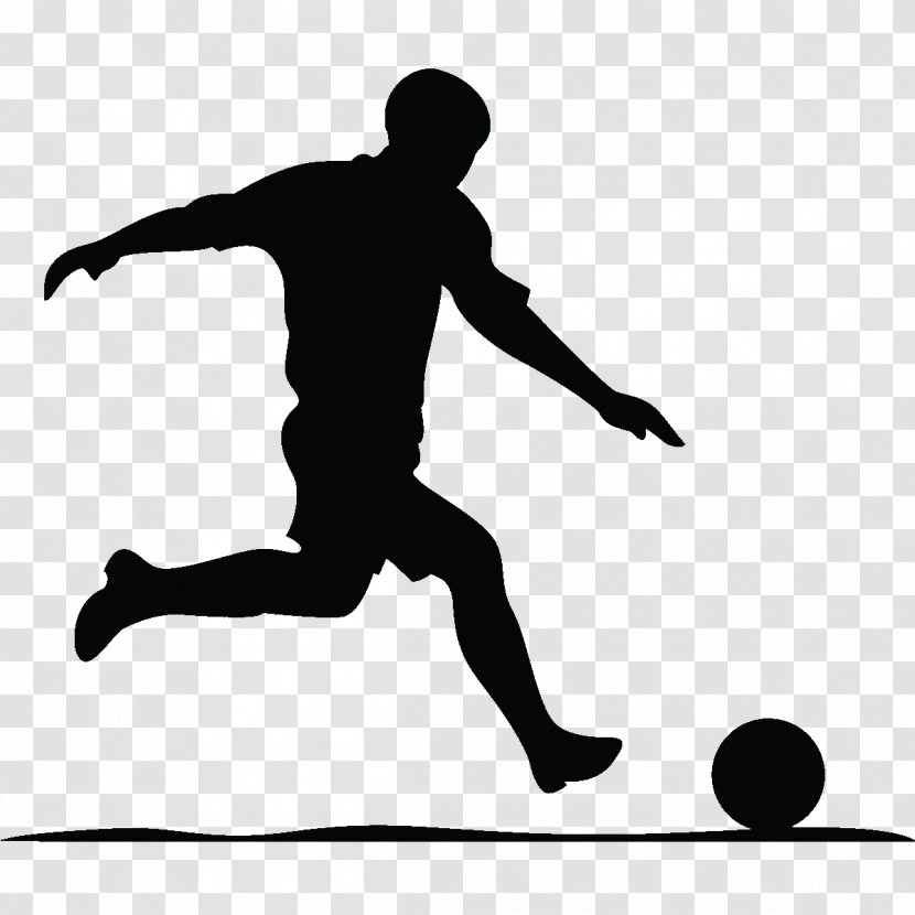 Football Player Silhouette Sport - Footwear - Freestyle Transparent PNG