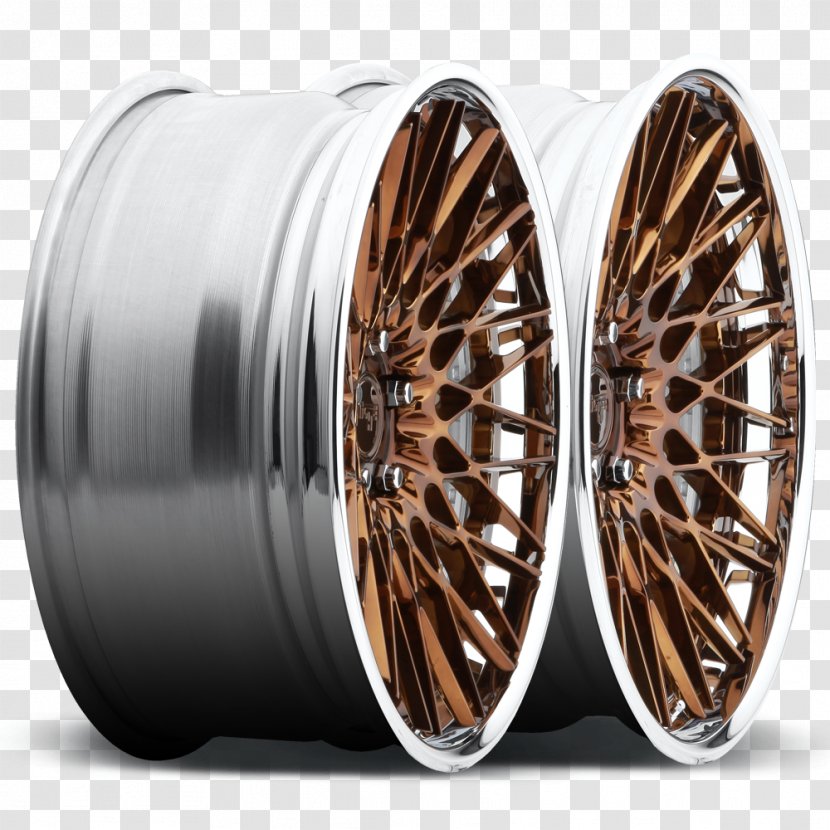 Alloy Wheel Rim Forging Custom - Automotive System - Gold Transparent PNG