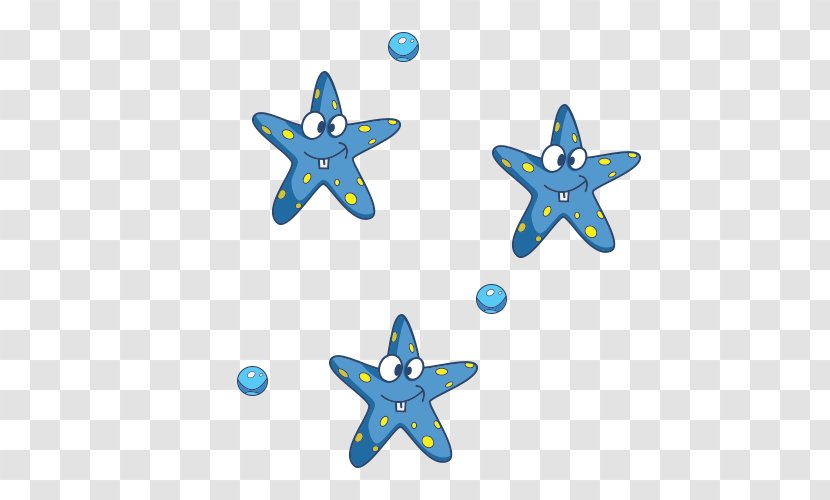Cartoon Seabed Ocean Starfish - Icon Design - Submarine Transparent PNG