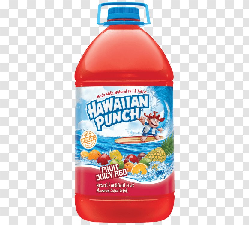 Juice Hawaiian Punch Fizzy Drinks - Capri Sun Transparent PNG