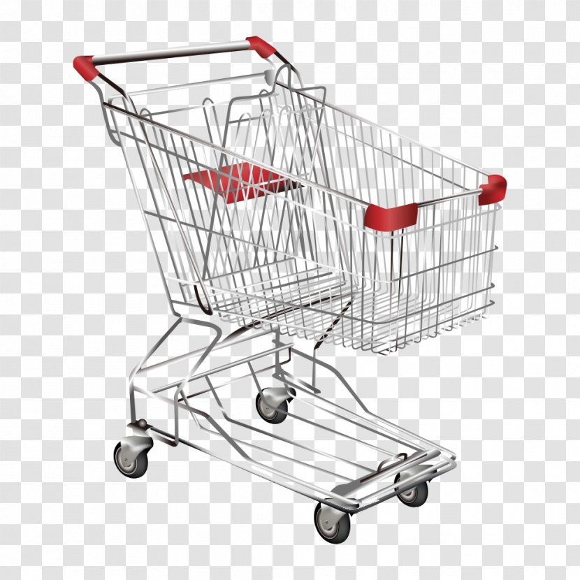 Shopping Cart Supermarket Euclidean Vector - Service Transparent PNG