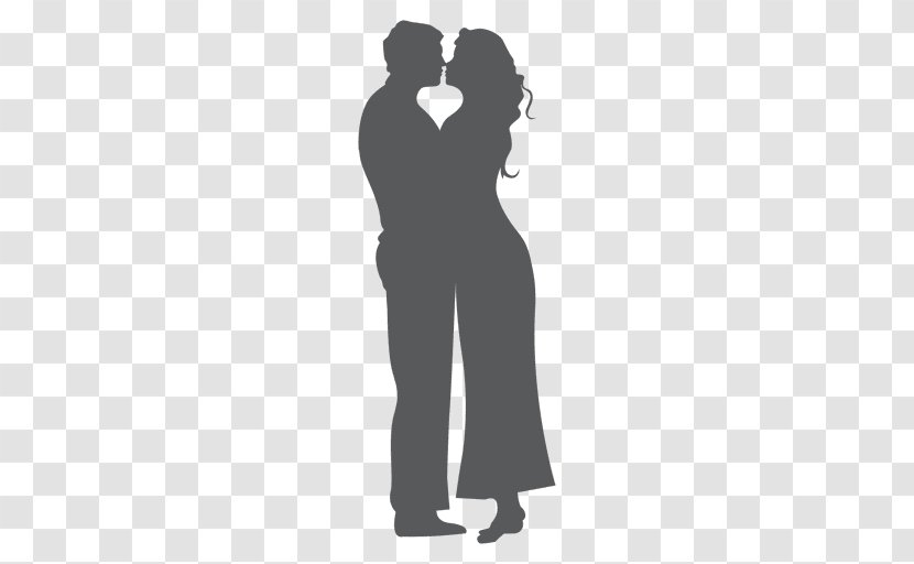 Couple Silhouette Photography - Interaction Transparent PNG