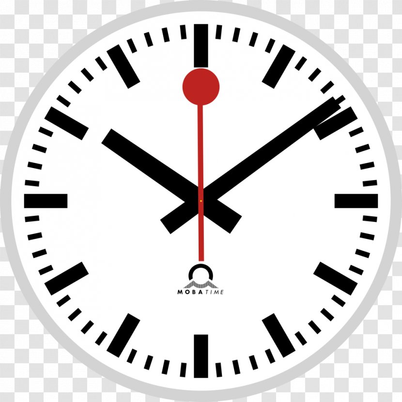 Mondaine Watch Ltd. Station Clock Swiss Railway - Made Transparent PNG