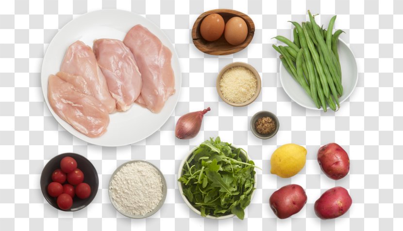 Vegetarian Cuisine Leaf Vegetable Ham Food Recipe - Natural Foods - Potato Salad Transparent PNG