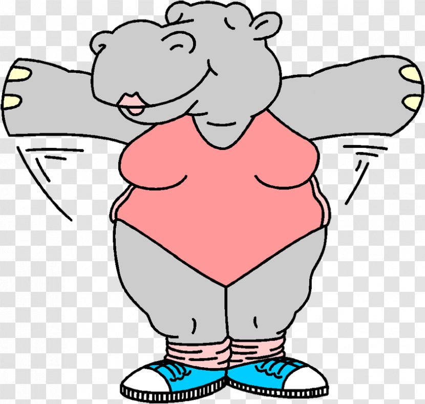 Hippopotamus Cartoon Clip Art - Heart - Frame Transparent PNG