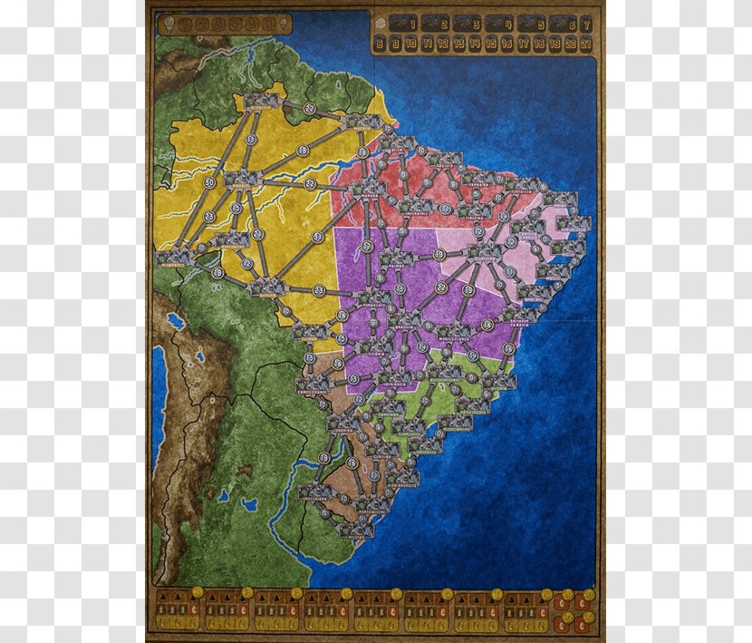 Power Grid Spain Portugal Electrical Brazil - Tuberculosis - Games Transparent PNG