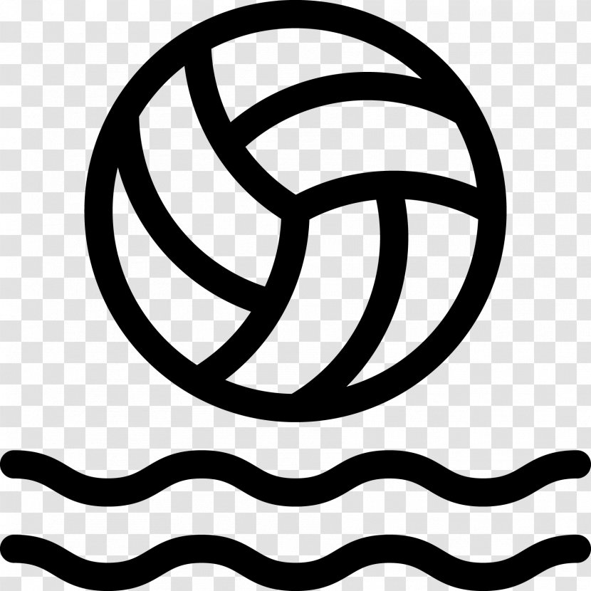 Water Polo Sport Swimming - Black And White Transparent PNG