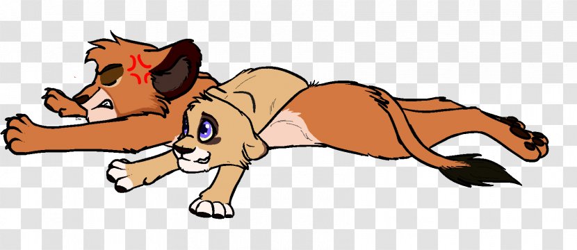 Red Fox Lion Cat Mammal Horse - Cartoon - Rock Falling Off A Cliff Transparent PNG