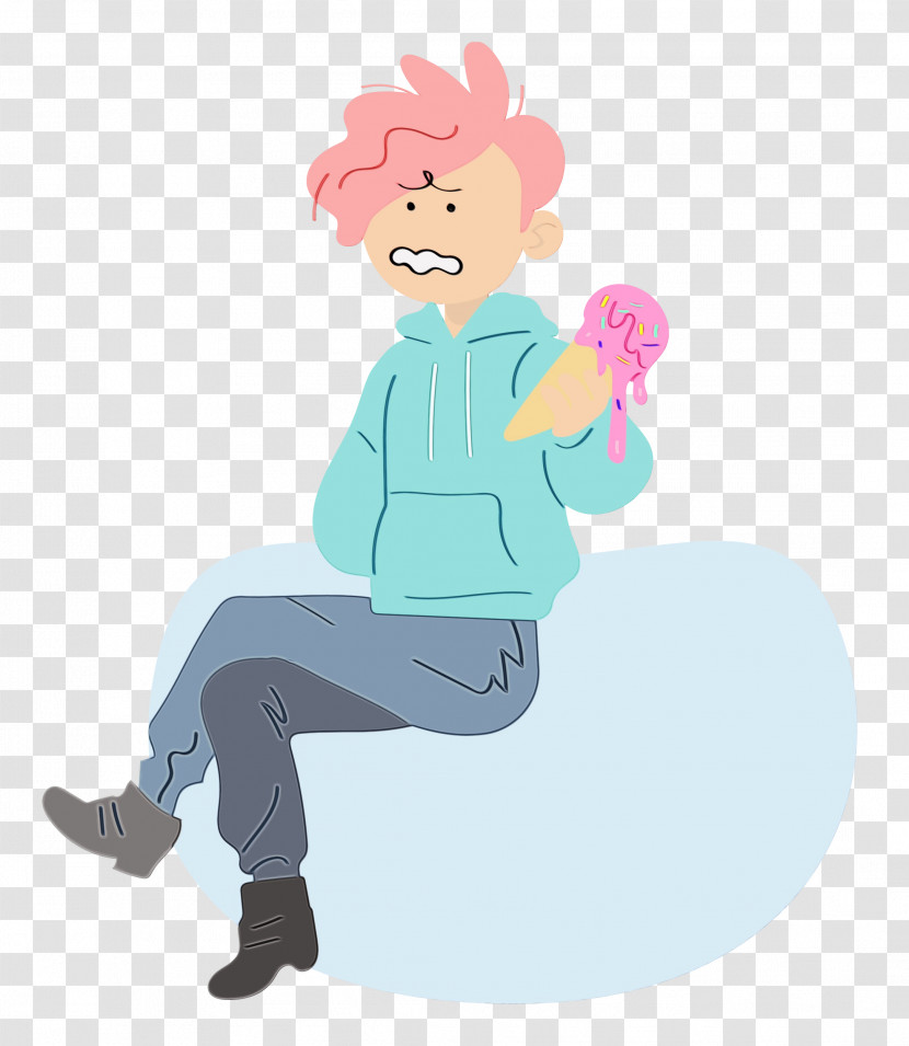 Cartoon Human Joint Smile Icon Transparent PNG