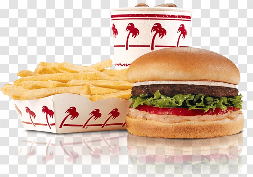 Hamburger In-N-Out Burger Products Fast Food Five Guys - Buffalo Transparent PNG
