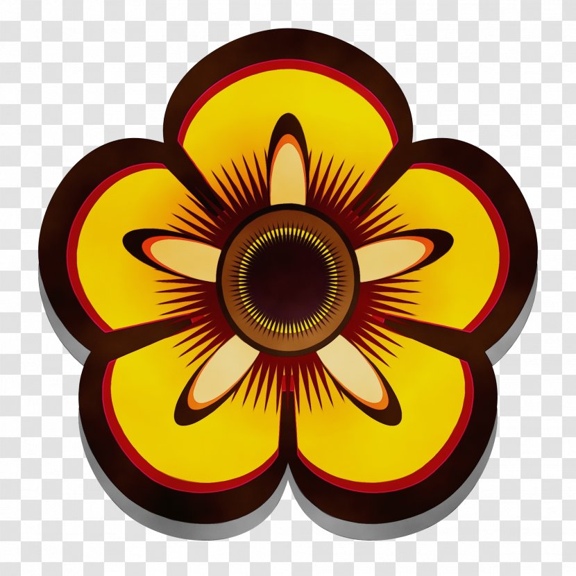 Yellow Clip Art Flower Petal Plant - Poppy Family Wildflower Transparent PNG