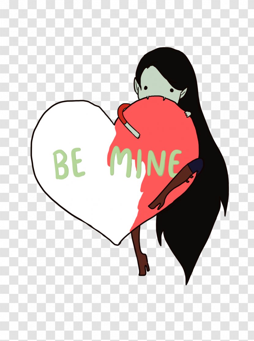 Marceline The Vampire Queen Finn Human Jake Dog Princess Bubblegum Valentine's Day - Frame - Be Mine Transparent PNG
