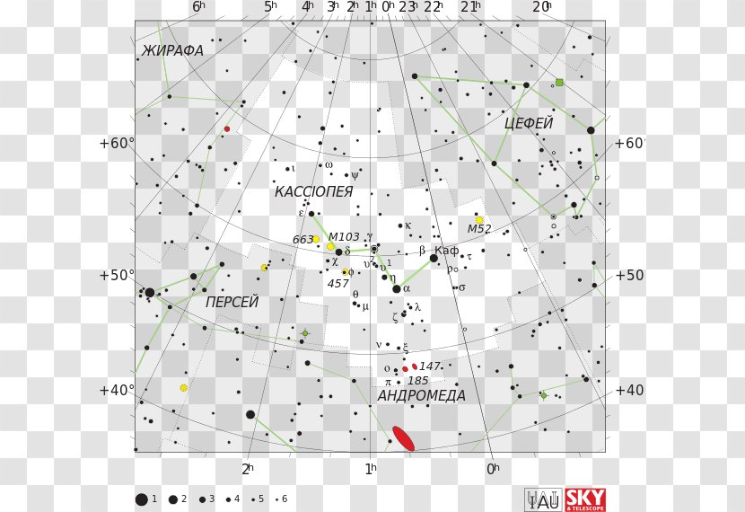 Beta Cassiopeiae Constellation Alpha Sky - Map - Star Transparent PNG