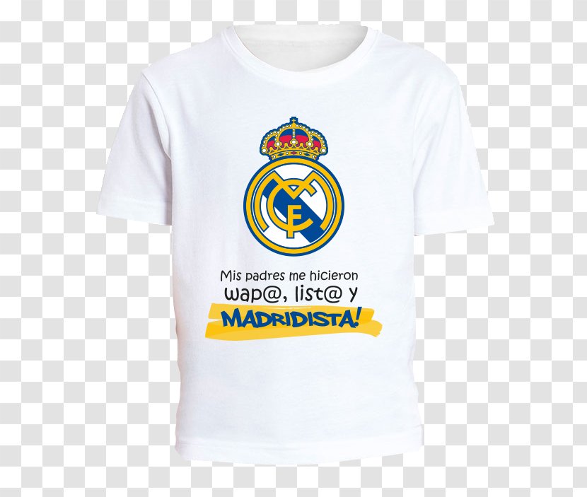 T-shirt Real Madrid C.F. Logo Font - Bluza Transparent PNG