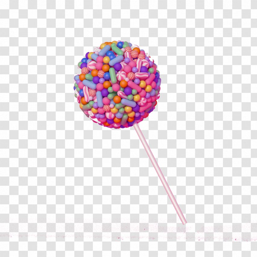 Lollipop Creativity Drawing Download - Confectionery - Creative Stereoscopic Mosaic Transparent PNG