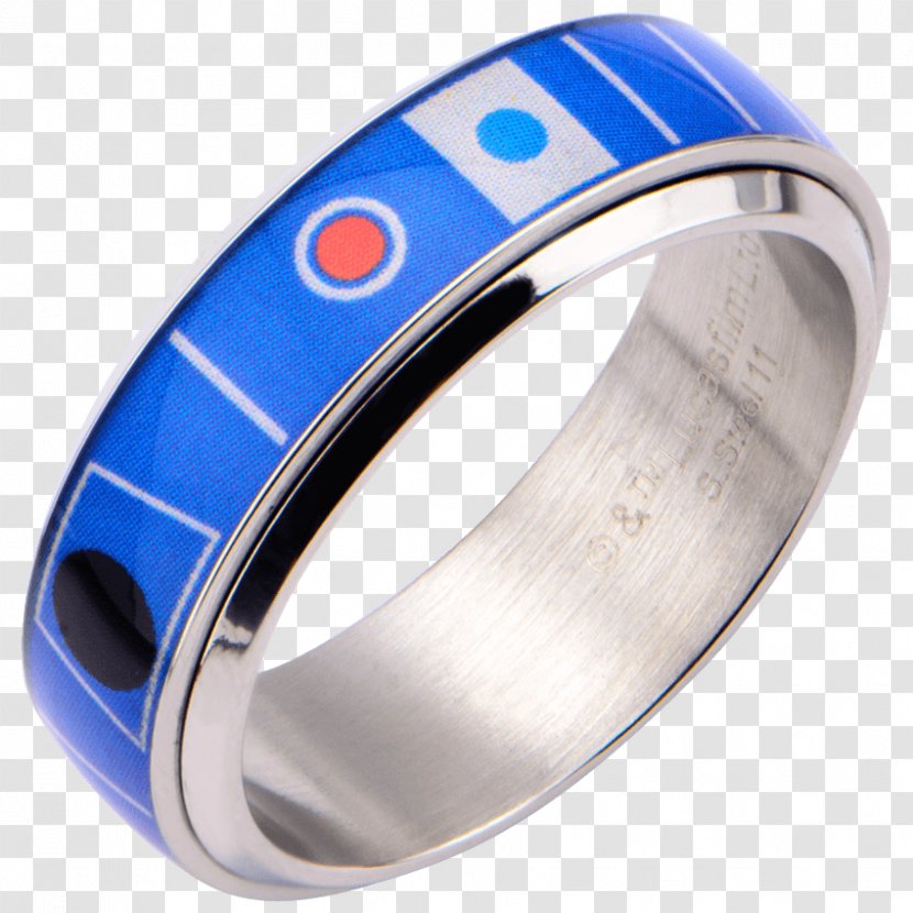 Ring R2-D2 C-3PO Stormtrooper Chewbacca - Silver Transparent PNG