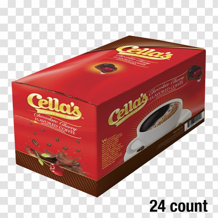 Cella's Coffee Tea Cider Chocolate-covered Cherry - Stash Company - Chocolate Transparent PNG