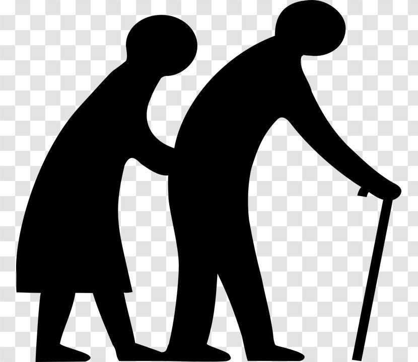 Old Age Clip Art - Finger - Elder Couple Transparent PNG