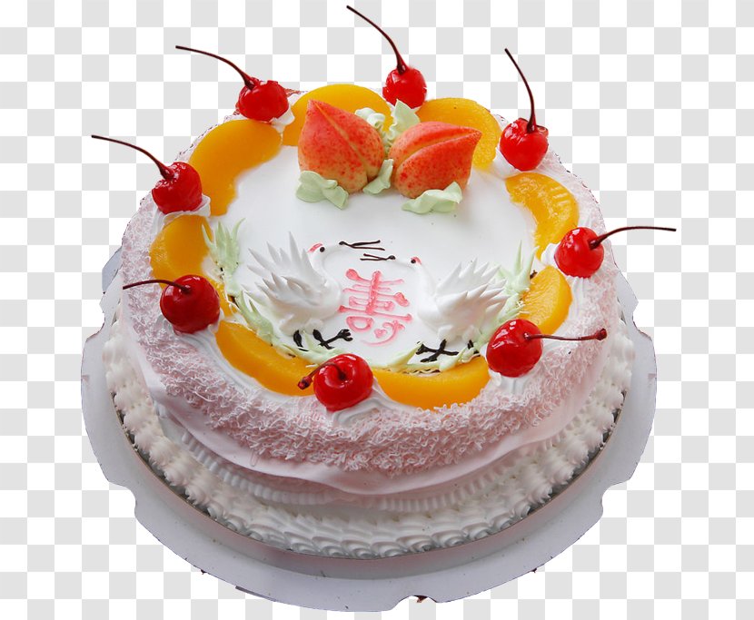 Birthday Cake Chiffon Cream Torte Layer - Icing - Creative Cakes Transparent PNG