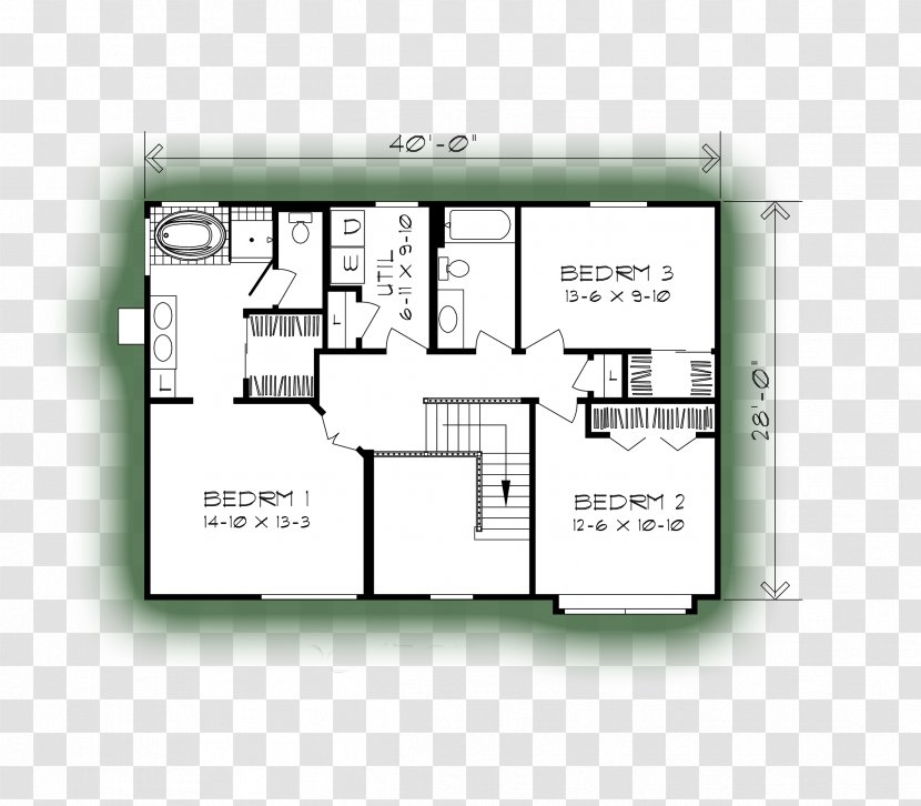 Floor Plan House - Blueprint Transparent PNG