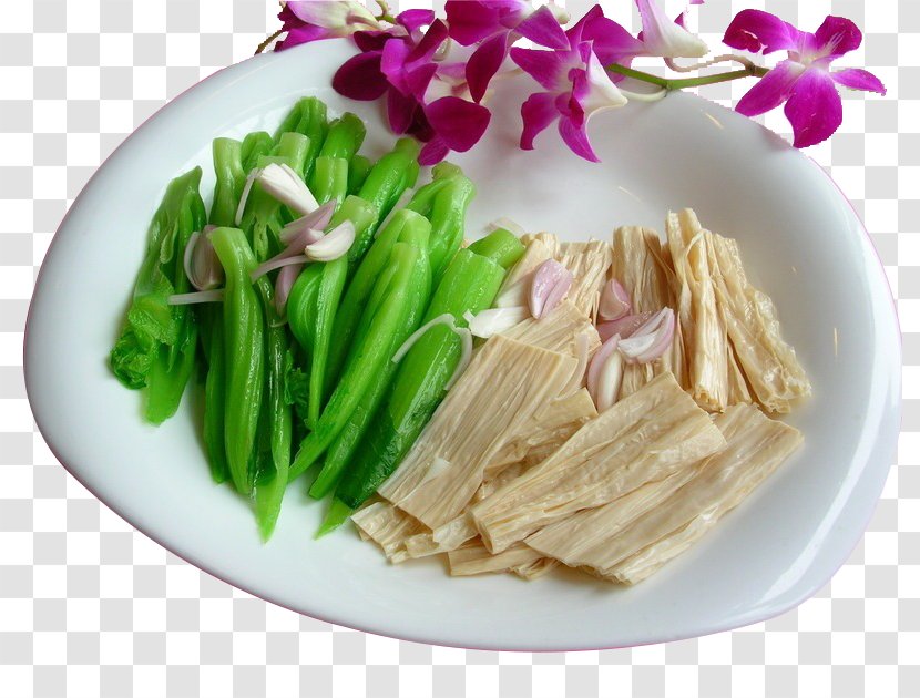 Vegetarian Cuisine Vegetable Dish - Fresh Bamboo Sticks Boiling Water East Mustard Transparent PNG