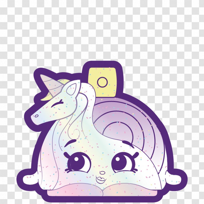 Shopkins Unicorn Legendary Creature Horse Apple - Violet Transparent PNG