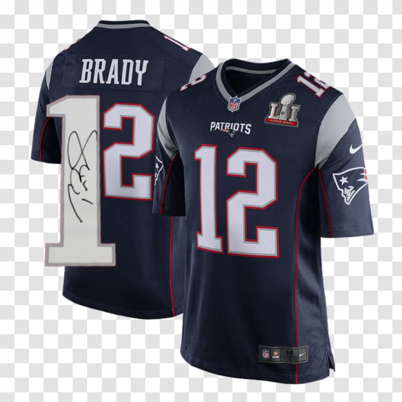 New England Patriots NFL Super Bowl LI Jersey T-shirt - Shirt Transparent PNG