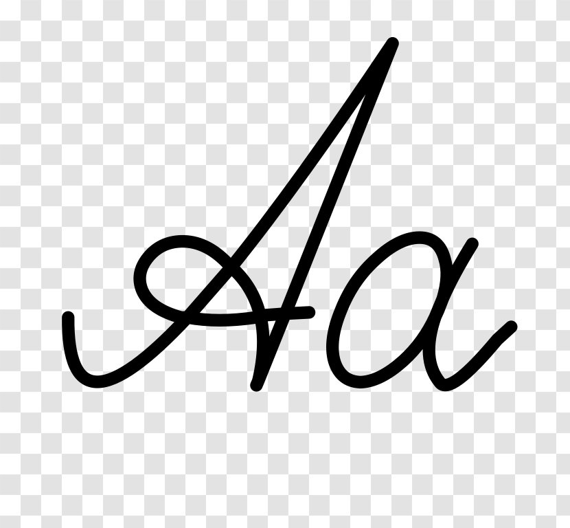 Cursive Letter Handwriting Alphabet - Writing System Transparent PNG