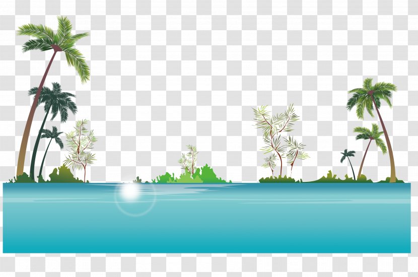 Stock Photography Royalty-free Illustration - Beach Scene Vector Transparent PNG