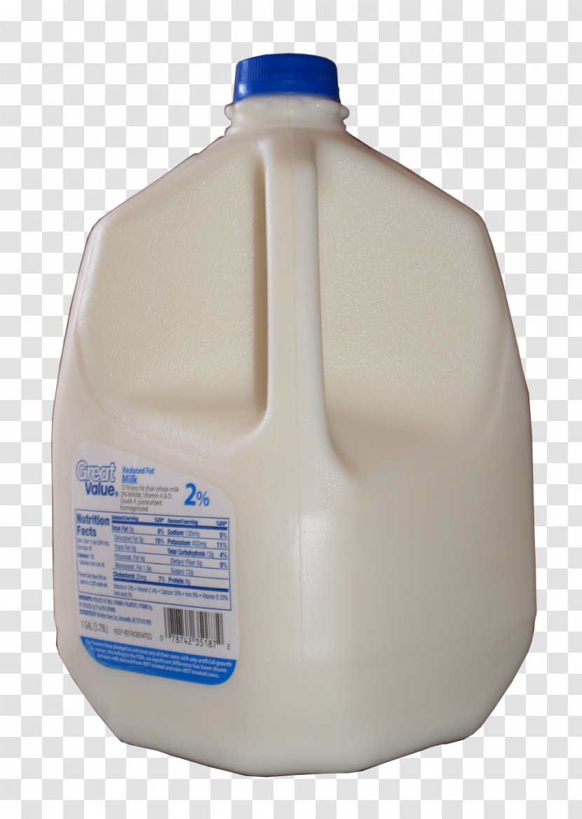 Milk Bottle Square Jug - Drink - Clipart Transparent PNG